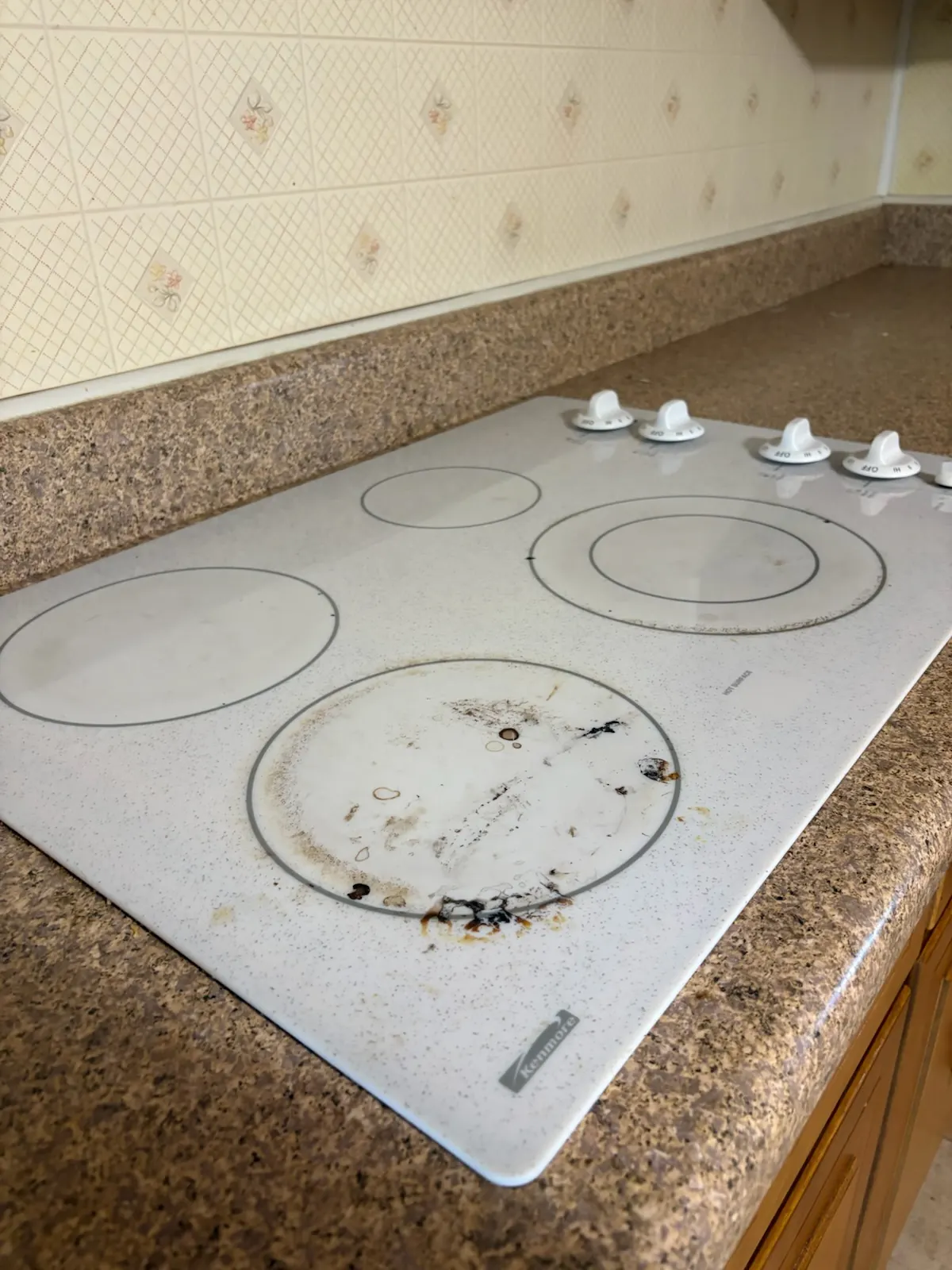 Stovetop Deep Clean Before