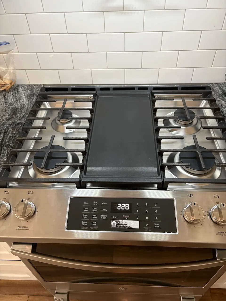 Stovetop Detail Clean After